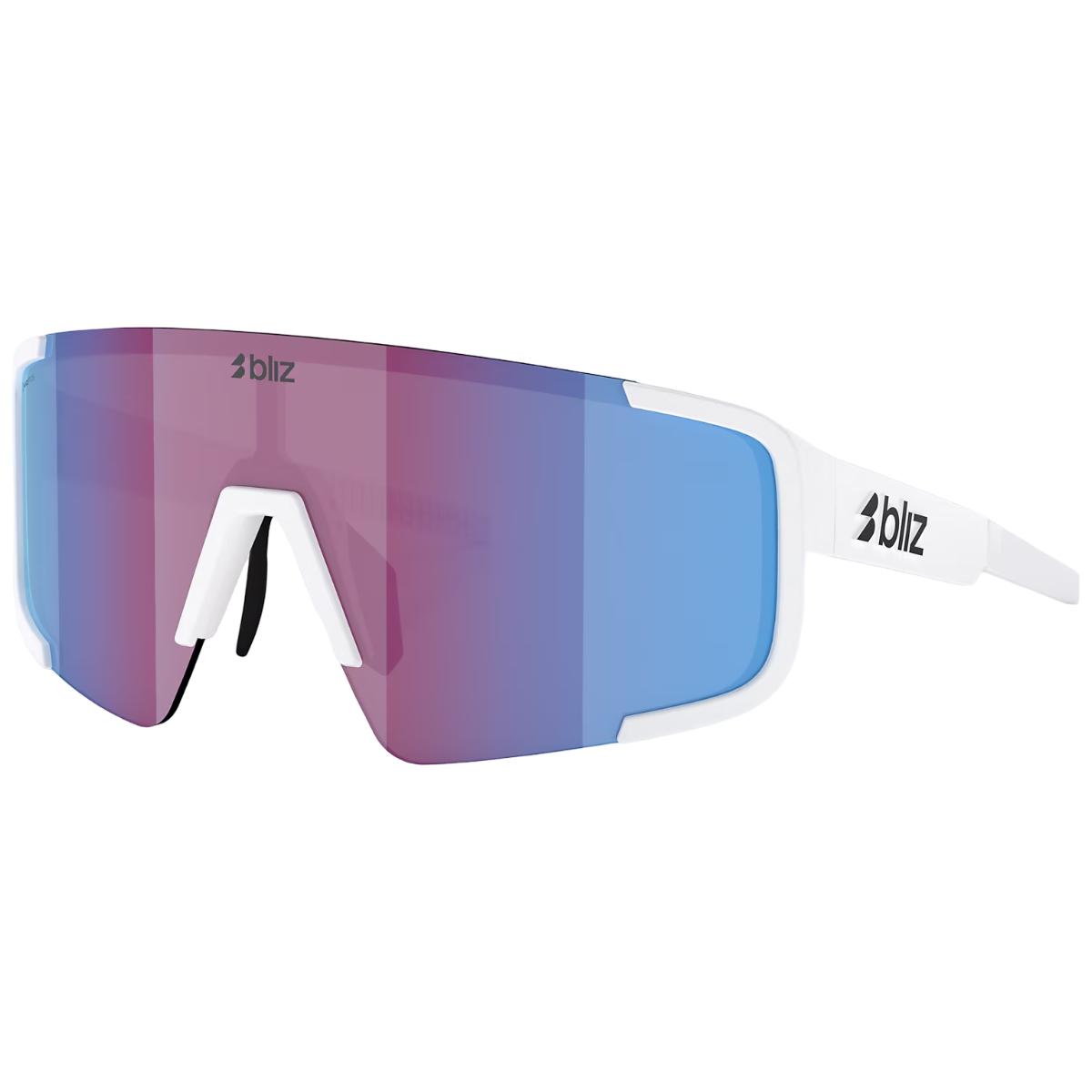 Ochelari de soare Bliz P003 Matte White / Rose/Violet Mirror Blue