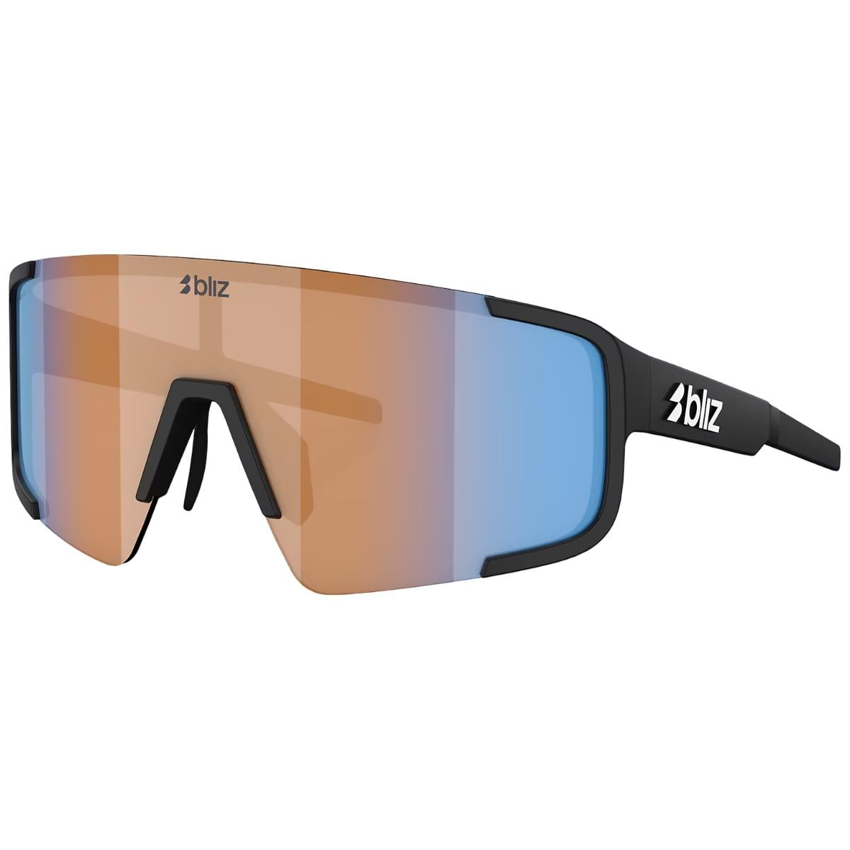 Ochelari de soare Bliz P003 Matte Black / Coral/Orange Mirror Blue