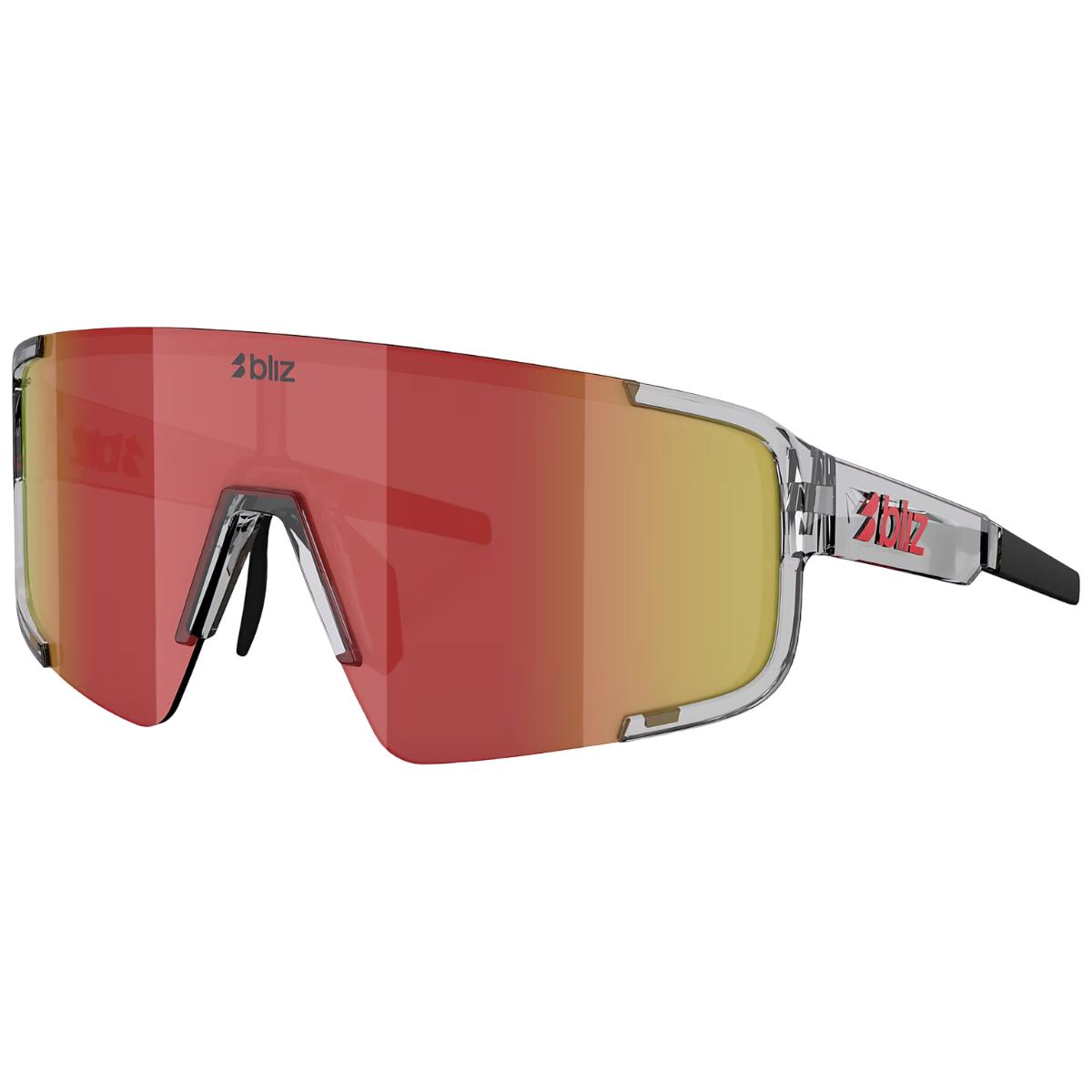 Ochelari de soare Bliz P003 Transparent Dark Grey / Red