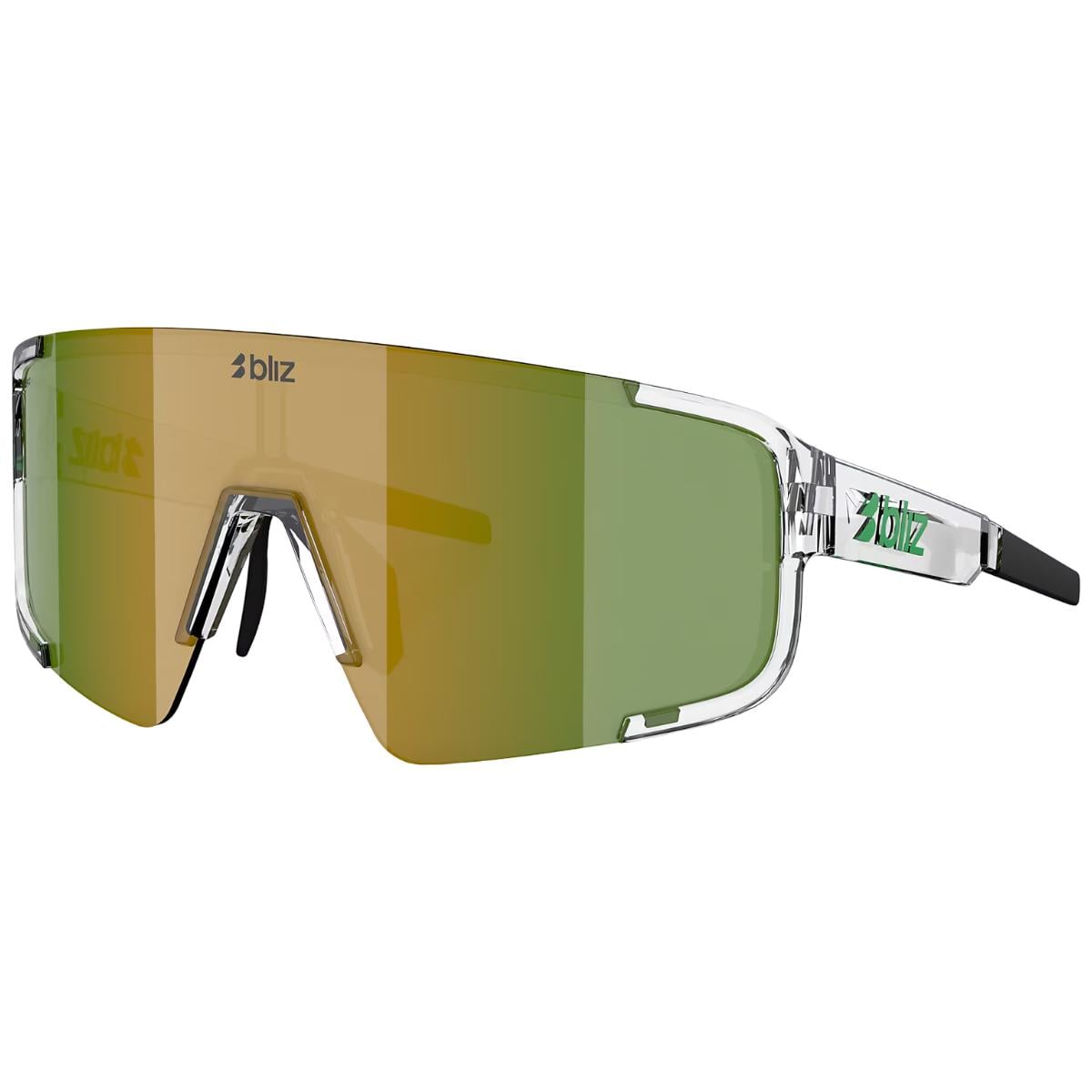 Ochelari de soare Bliz P003 Transparent White / Green