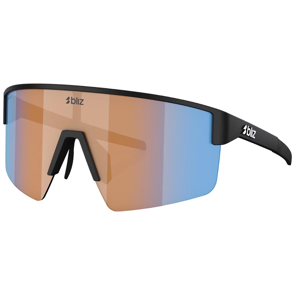 Ochelari de soare Bliz P004 Matte Black / Coral/Orange Mirror Blue