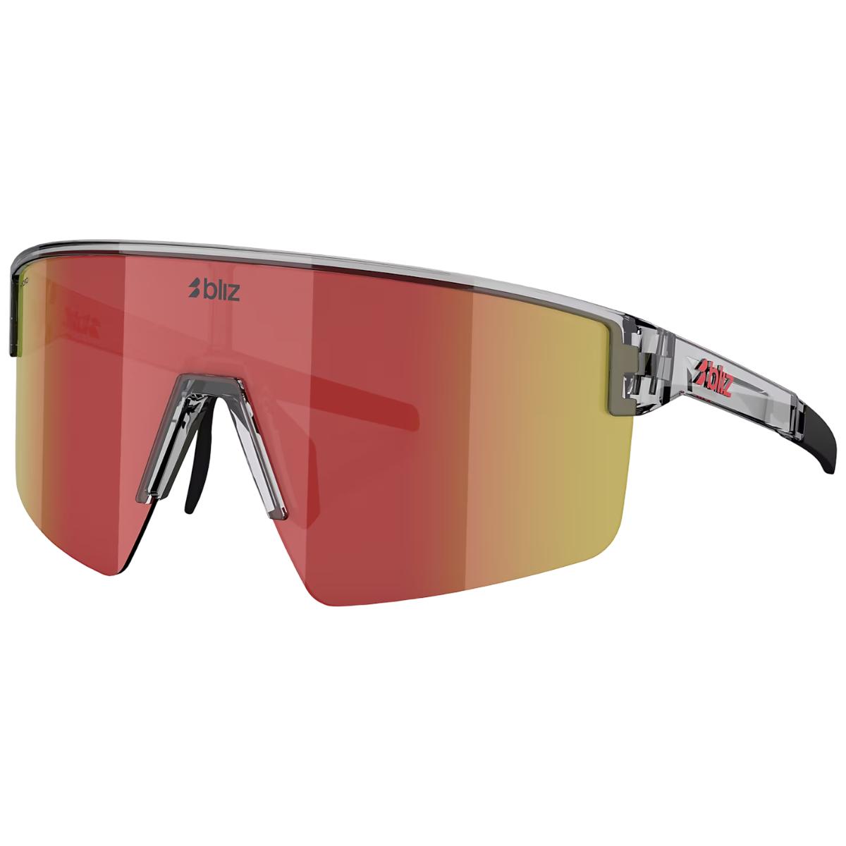 Ochelari de soare Bliz P004 Transparent Dark Grey / Red