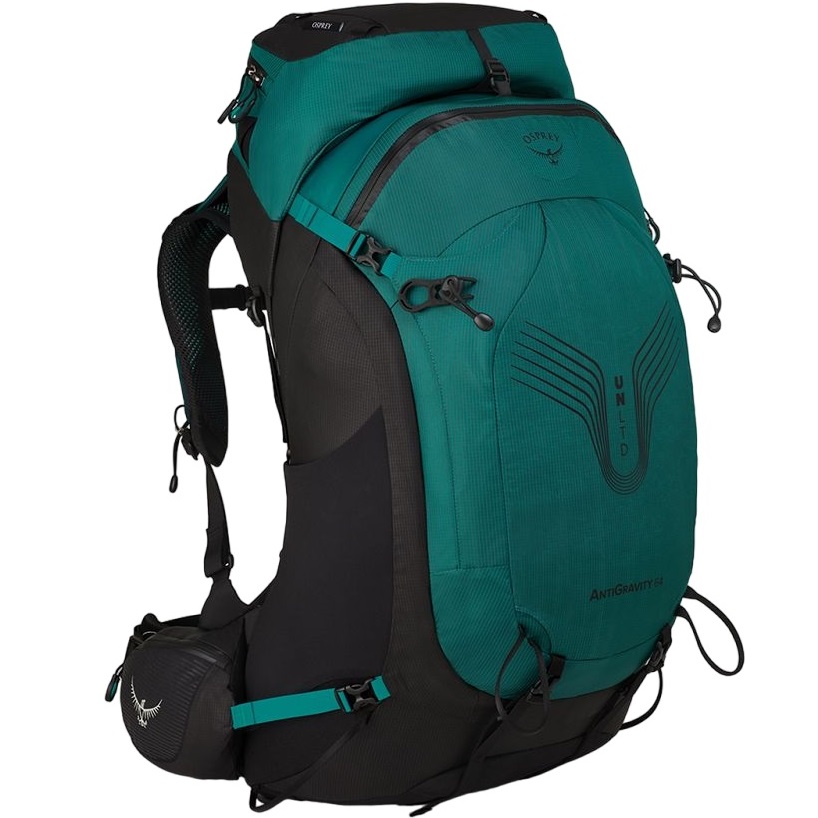 Rucsac dama Osprey UNLTD AntiGravity 64-Verde/Negru-M/L