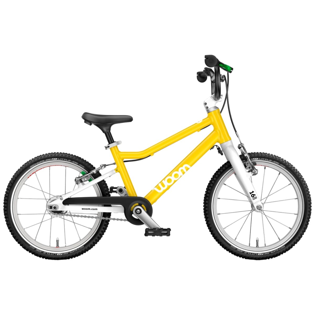 Bicicleta copii Woom GO 3 Automagic 16"-Galben