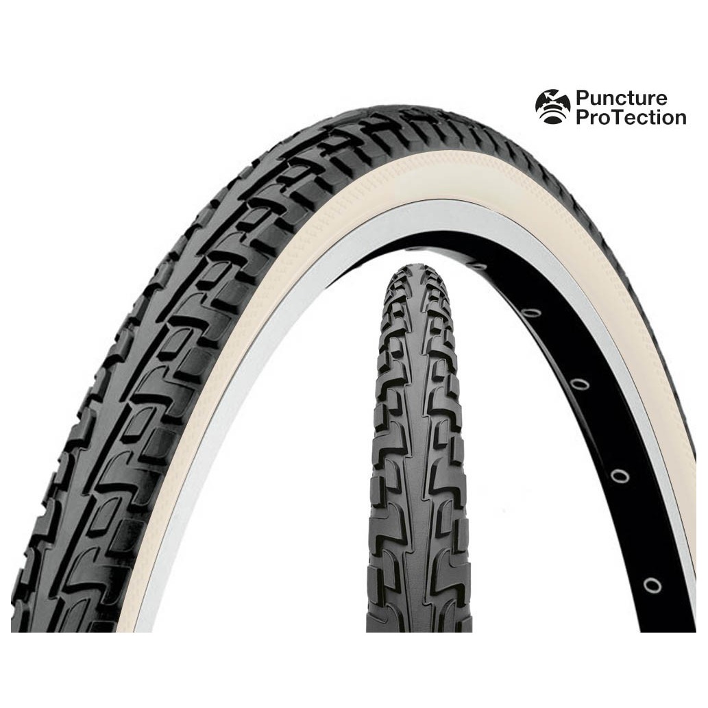 Anvelopa Continental Ride Tour 37-622 (28*1 3/8*1 5/8) Negru/Alb Negru/Alb