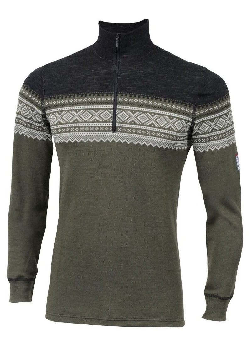 Pulover merino barbati Aclima DesignWool Marius Mockneck