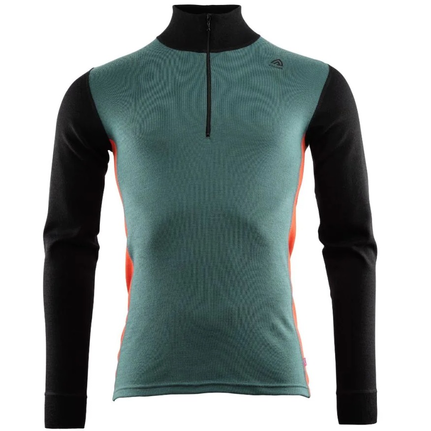 Bluza de corp merino barbati Aclima WarmWool MockNeck FW 2024
