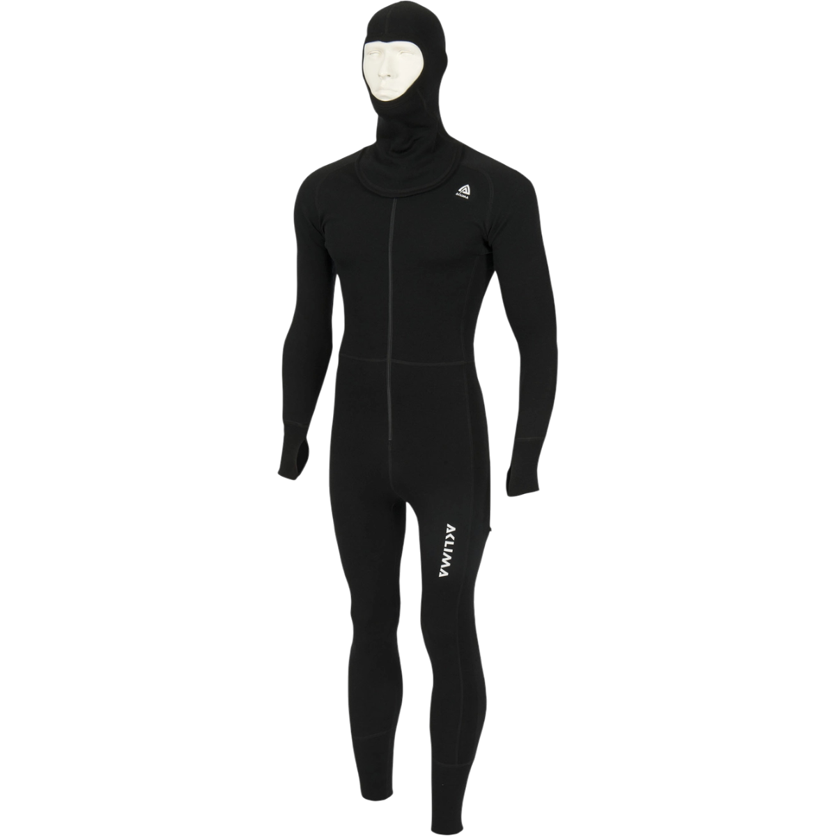 Costum body merino barbati Aclima WarmWool-Negru-S
