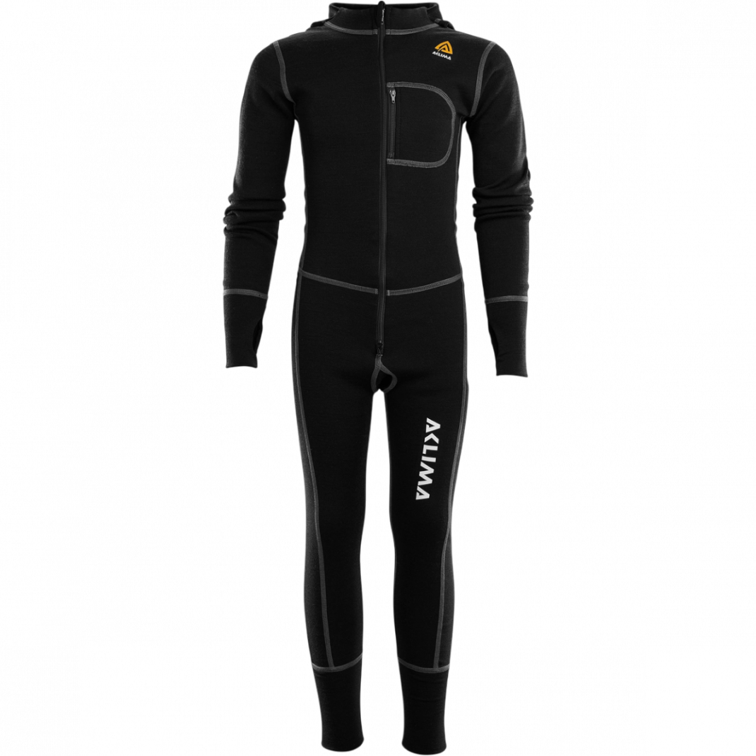 Combinezon merino copii outdoor Aclima WarmWool Overall