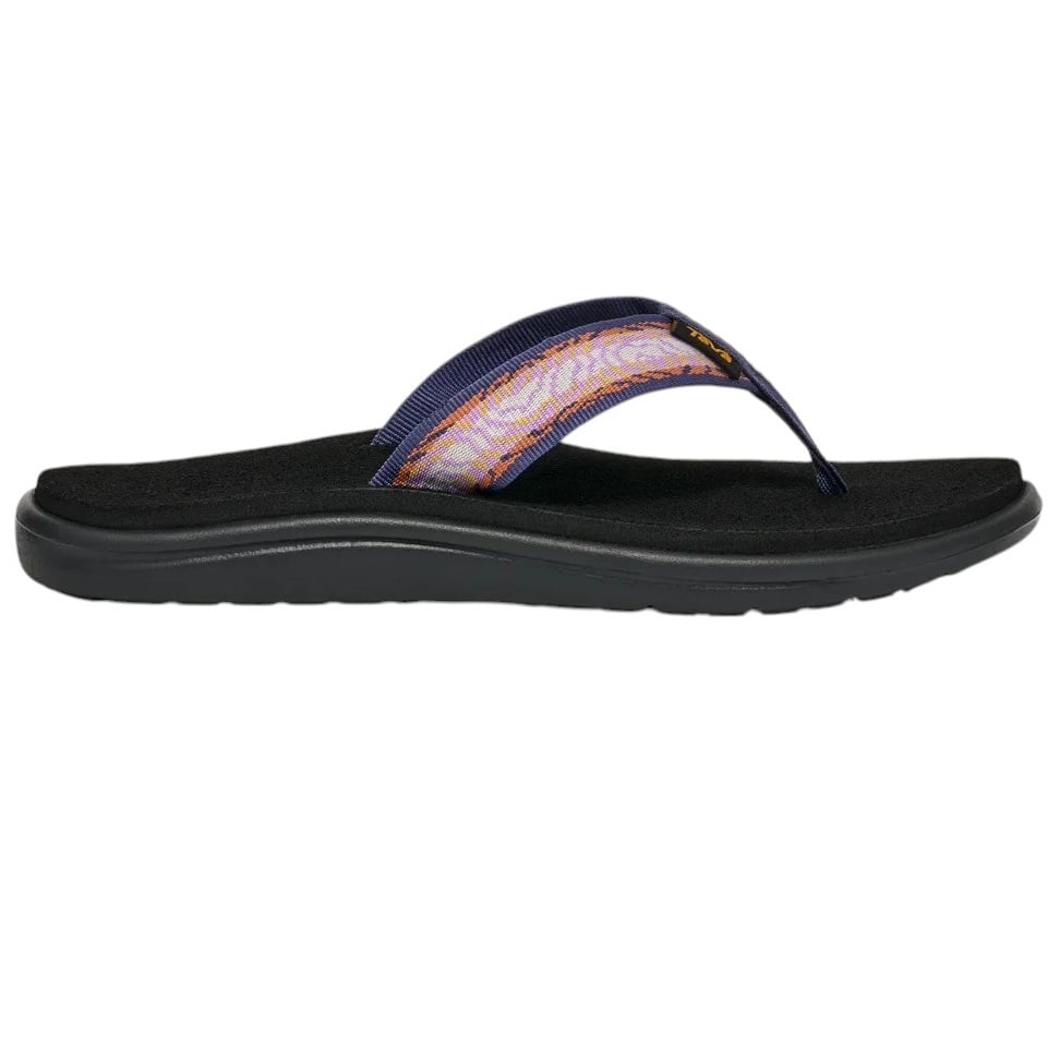 Papuci dama Teva Voya Flip-Flop-Negru/Albastru-36