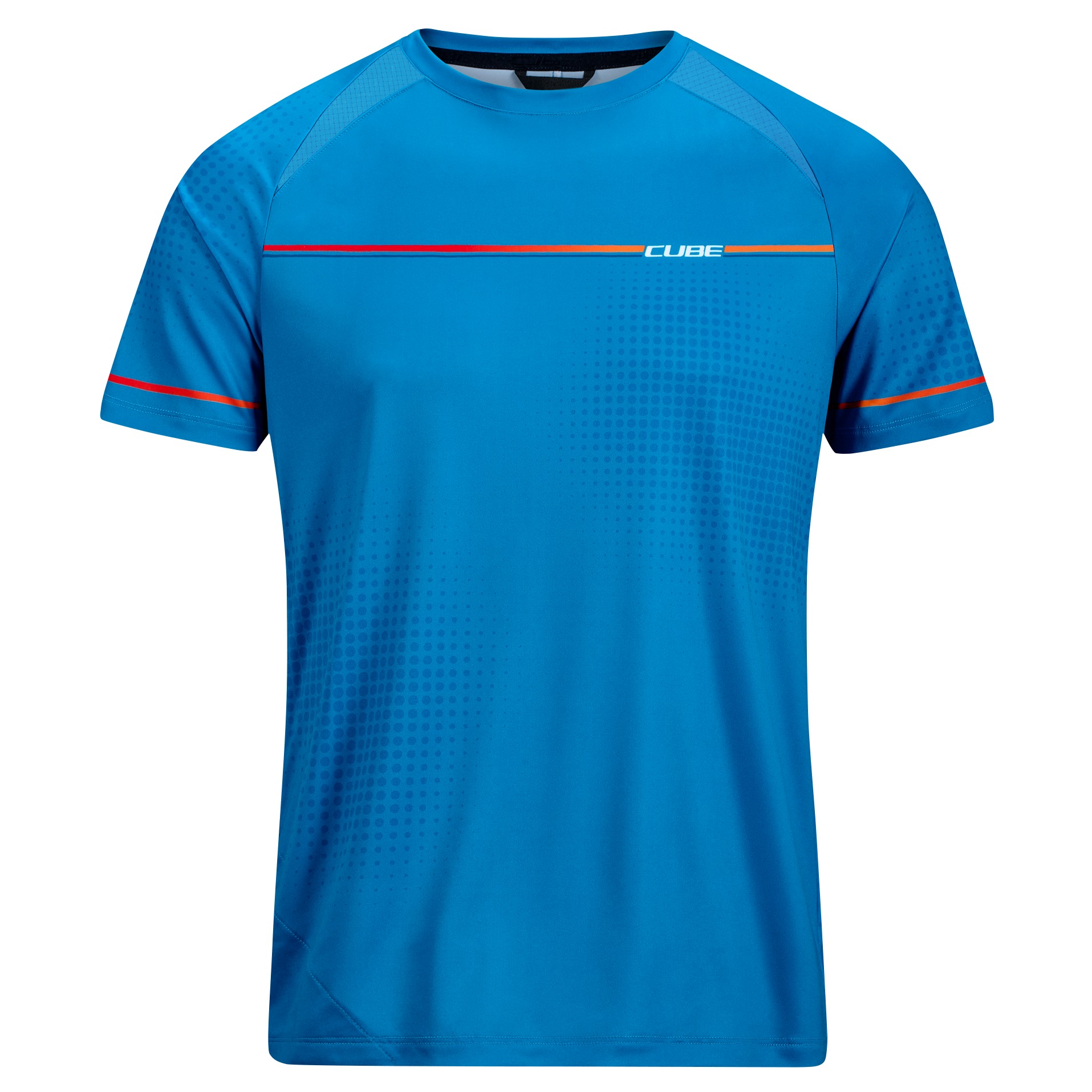 Tricou Cube Round Neck Tech Teamline S/S Topas Blue-M
