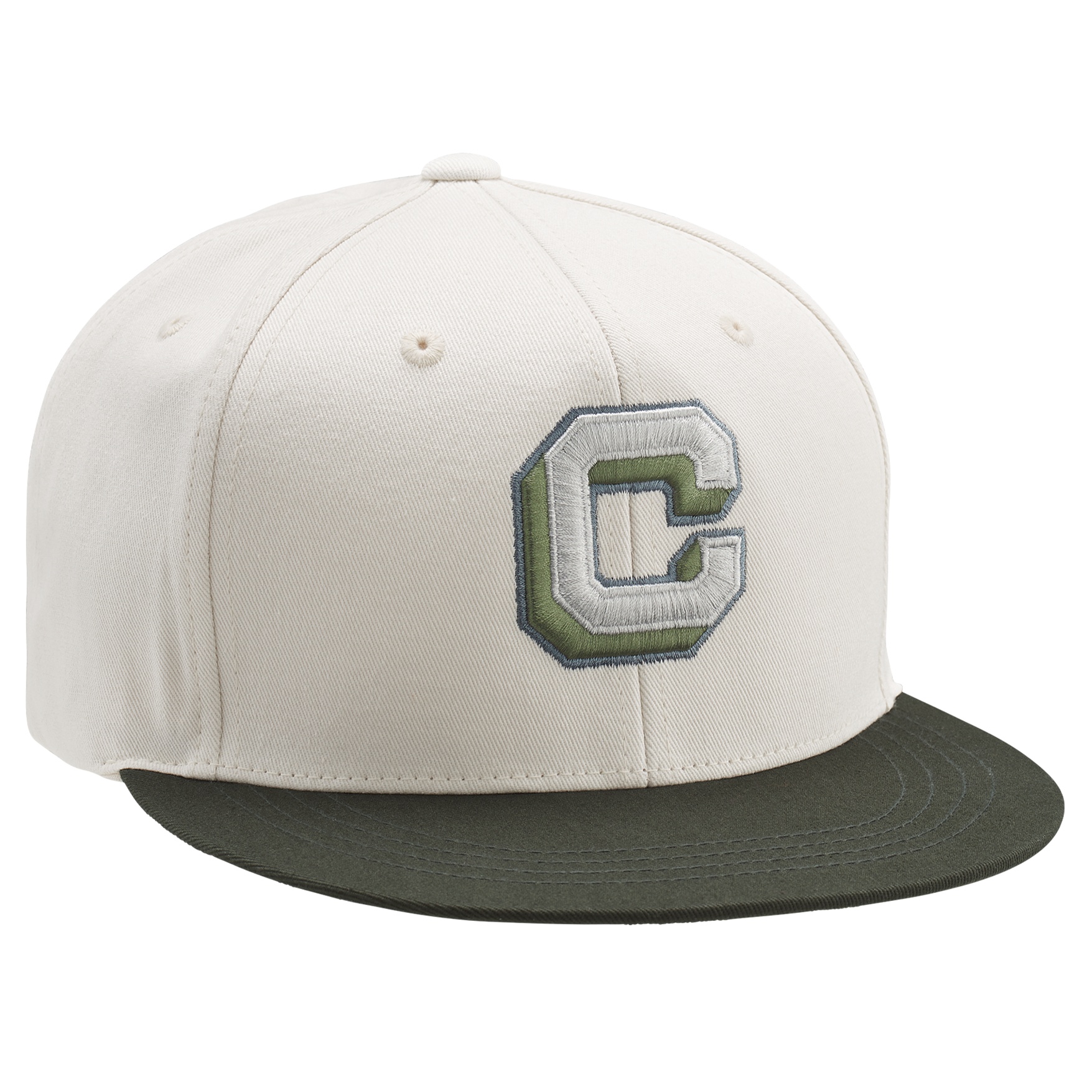 Sapca Cube The Embossed C Beige/Olive