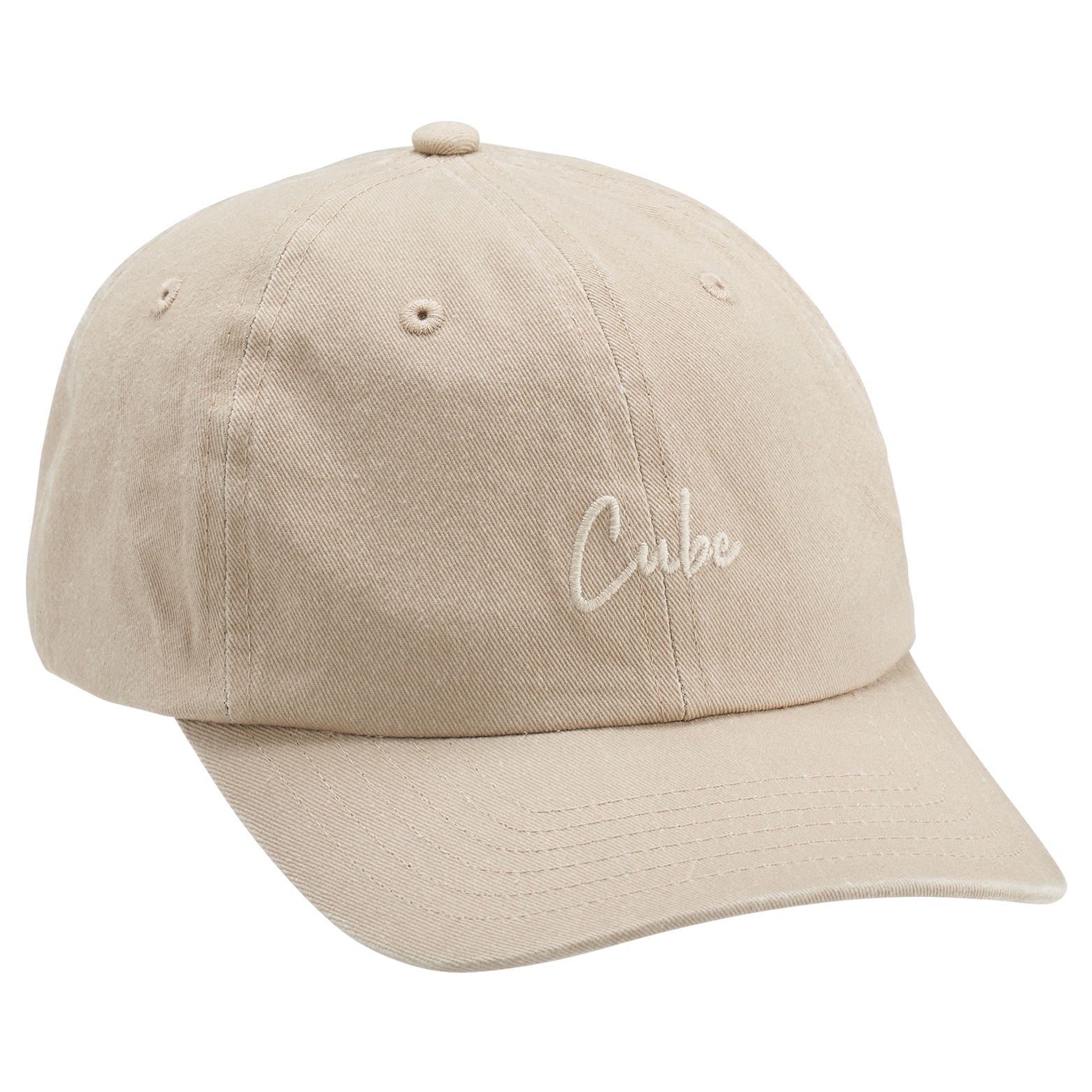 Sapca Cube 6 Panel Washed Washed Beige