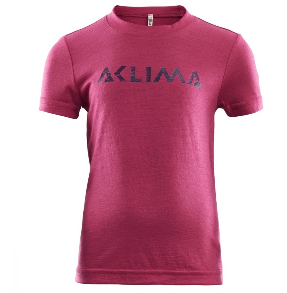 Tricou merino copii Aclima Lightwool Logo