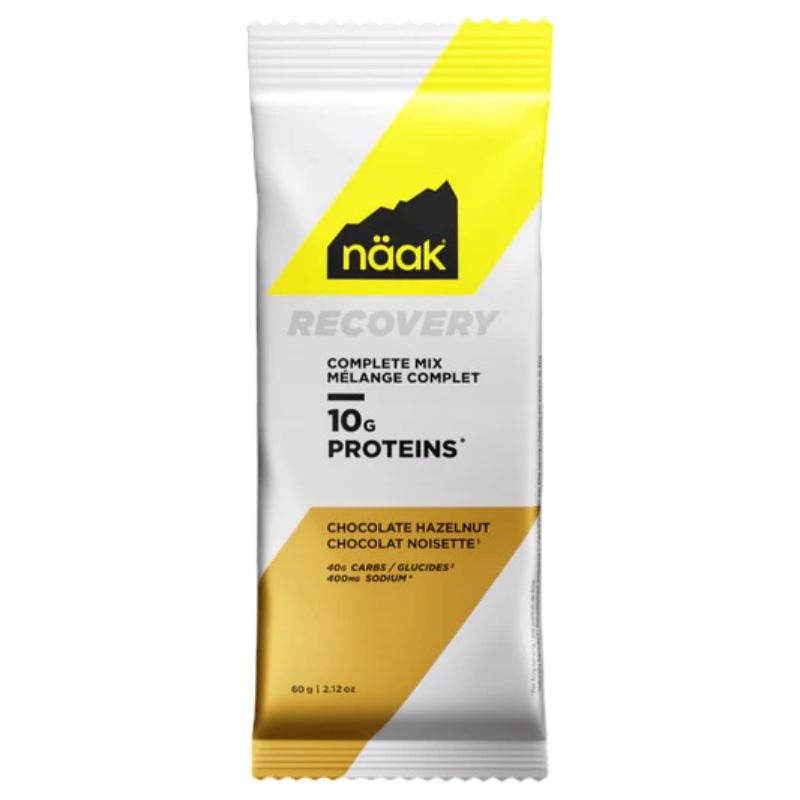 Pudra bautura Naak RECOVERY Complete Mix Aroma de Ciocolata si Alune de padure, 72g