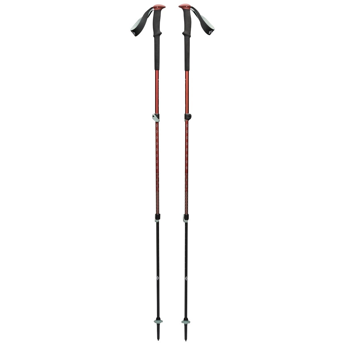 Bete Black Diamond Trail Trekking-Rosu/Negru-ajustabila 100-140 cm