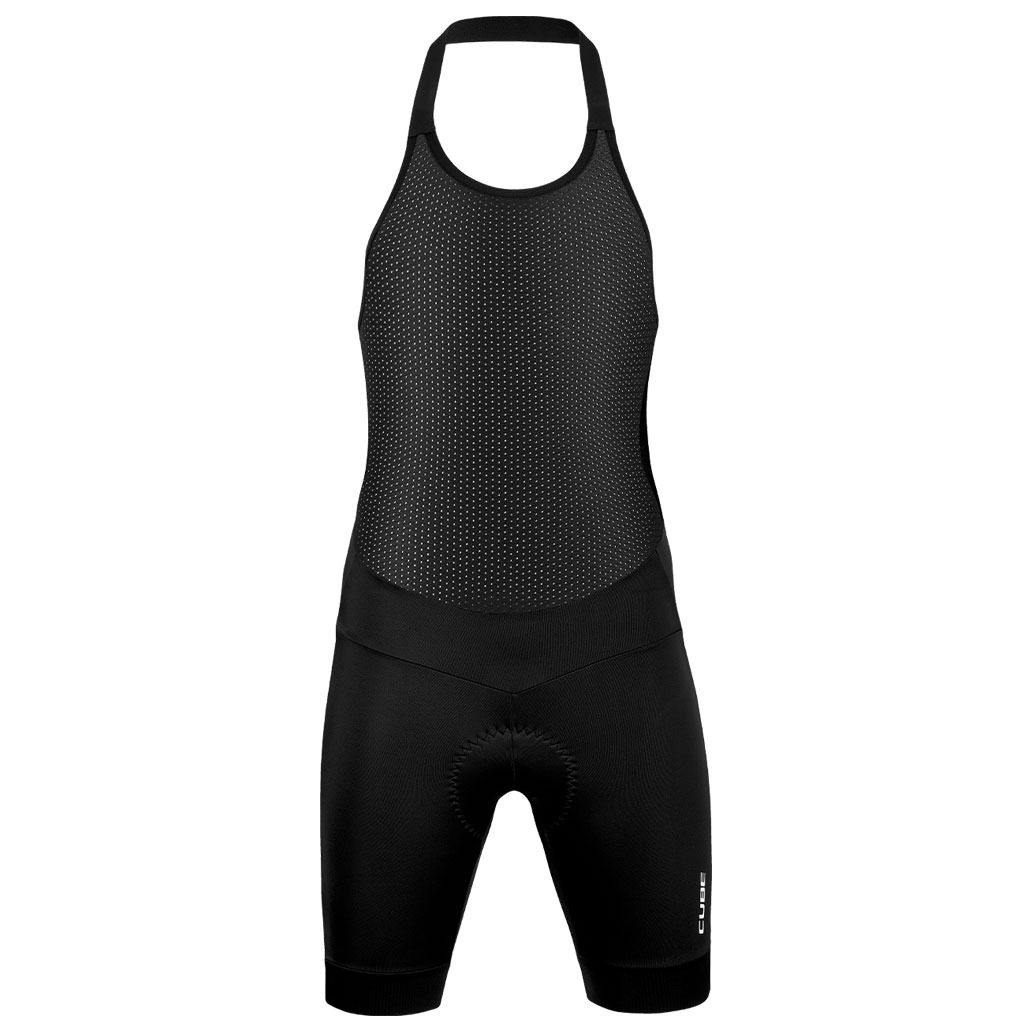 Pantaloni Cube Blackline Woman Bib Shorts Black L