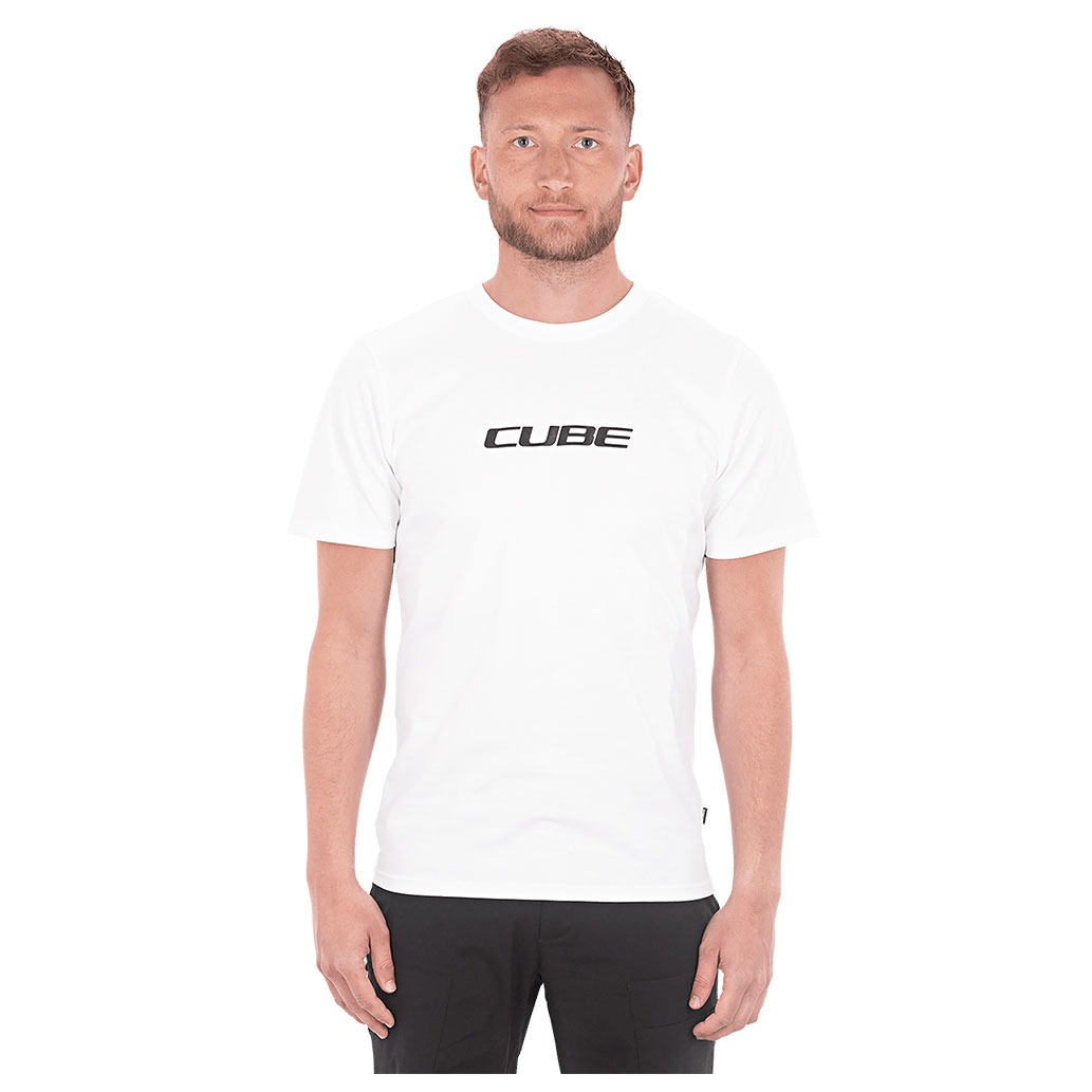 Tricou Cube Organic T-Shirt Classic Logo White/Black Xxxl