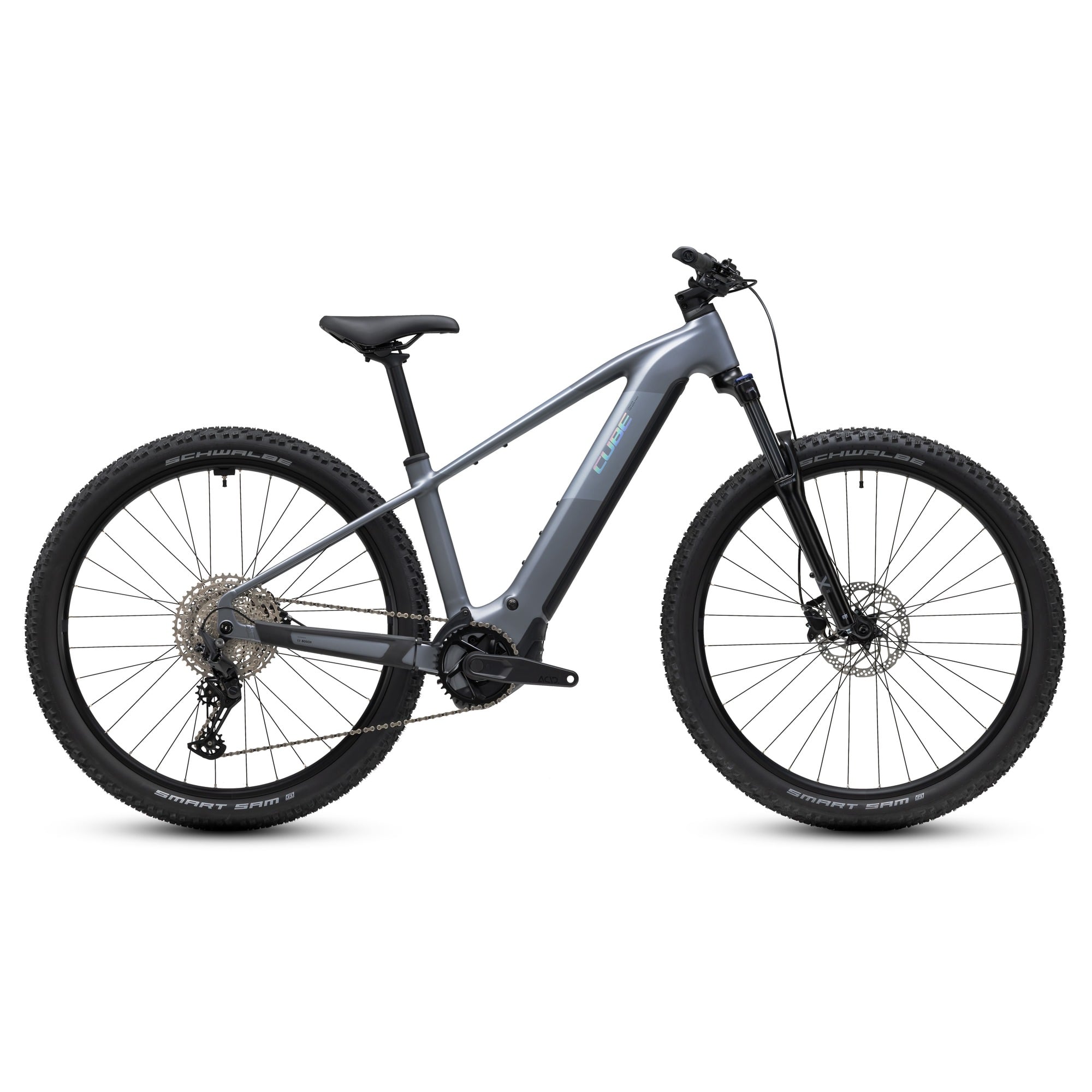 BICICLETA ELECTRICA CUBE REACTION HYBRID PERFORMANCE 720 27.5"-Gri-S