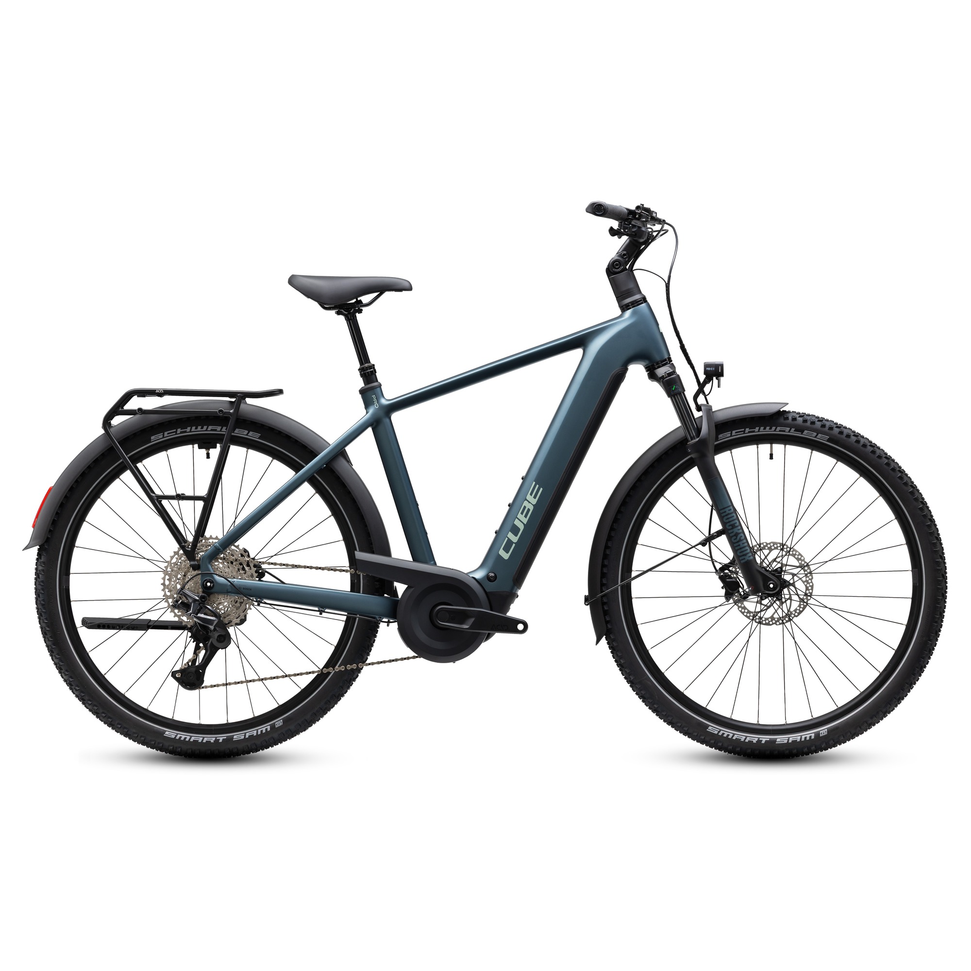 BICICLETA ELECTRICA CUBE NURIDE HYBRID PRO 800-Albastru-50 cm
