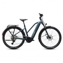 BICICLETA ELECTRICA CUBE NURIDE HYBRID PRO 800 TRAPEZE-Albastru-46 cm