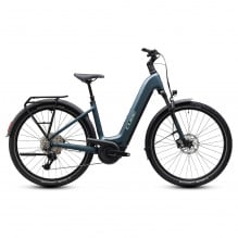 BICICLETA ELECTRICA CUBE NURIDE HYBRID PRO 800 EASY ENTRY-Albastru-50 cm