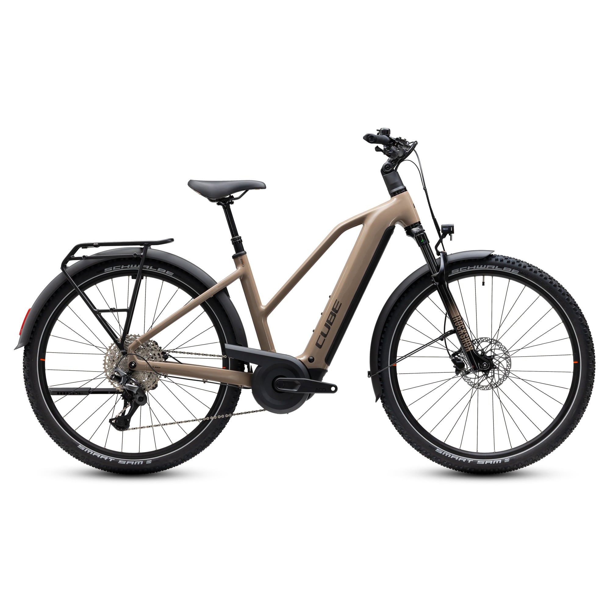 BICICLETA ELECTRICA CUBE NURIDE HYBRID PRO 800 TRAPEZE-Maro-50 cm