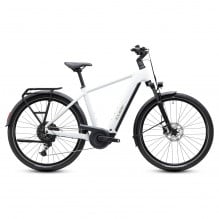 BICICLETA ELECTRICA CUBE TOURING HYBRID ONE 600-Alb Lucios-50 cm
