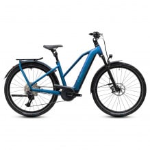 BICICLETA ELECTRICA CUBE KATHMANDU HYBRID SLX 800 TRAPEZE-Albastru-46 cm