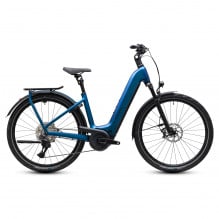 BICICLETA ELECTRICA CUBE KATHMANDU HYBRID SLX 800 EASY ENTRY-Albastru-46 cm