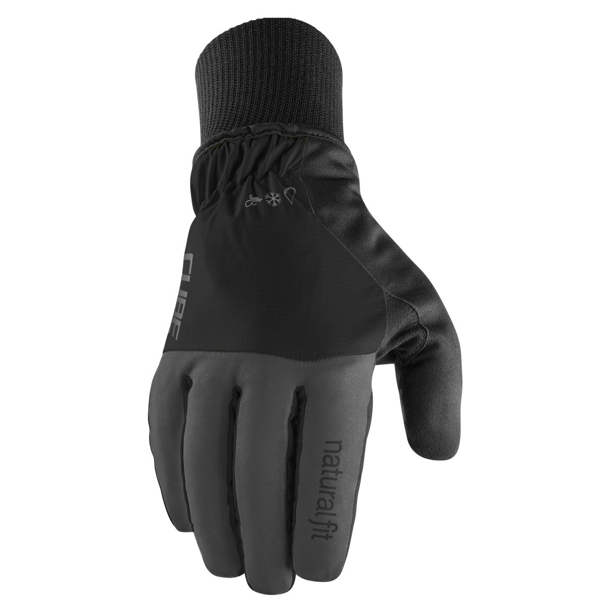 Manusi Cube Gloves Winter Long Finger X Nf Black Xxl