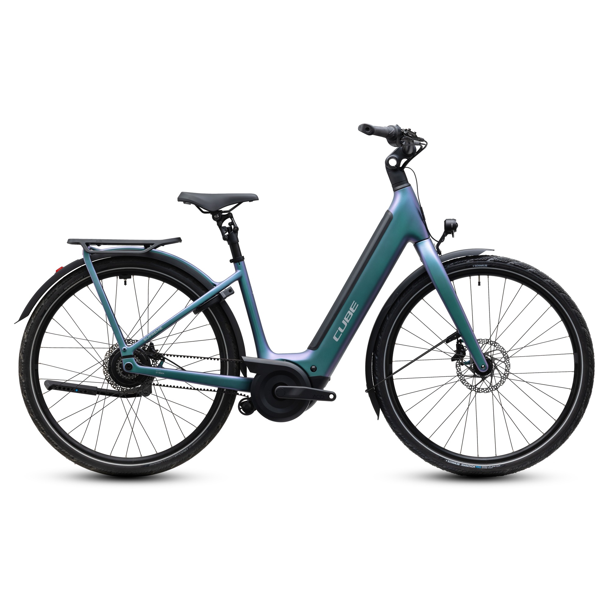 BICICLETA ELECTRICA CUBE SUPREME HYBRID C:62 DELUXE SLX 600 EASY ENTRY-58 cm