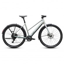 BICICLETA ELECTRICA CUBE EDITOR HYBRID ONE 360 FE TRAPEZE-Bej-50 cm