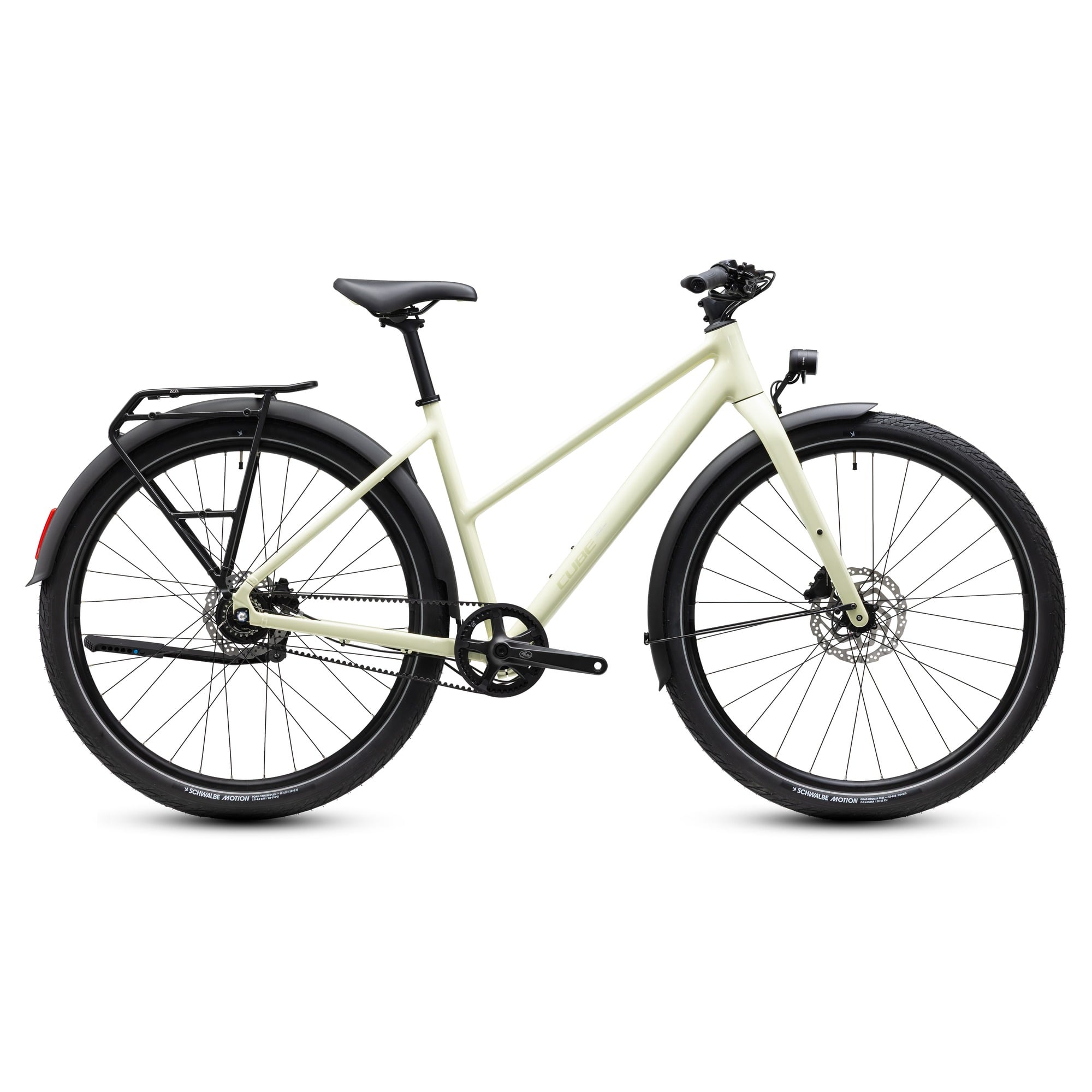 BICICLETA CUBE EDITOR PRO FE TRAPEZE-Galben-46 cm