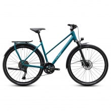 BICICLETA CUBE KATHMANDU EXC TRAPEZE-Albastru-50 cm