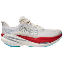 Pantofi alergare barbati Hoka Mach X 3 SS 2026-Alb/Rosu-41 1/3