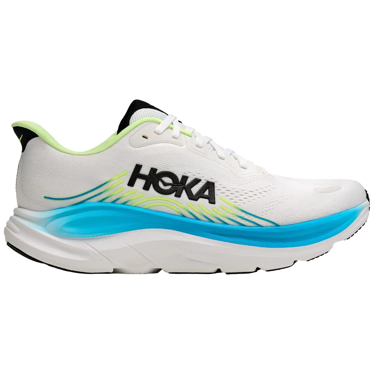 Pantofi alergare barbati Hoka Clifton 11-Alb/Albastru-40