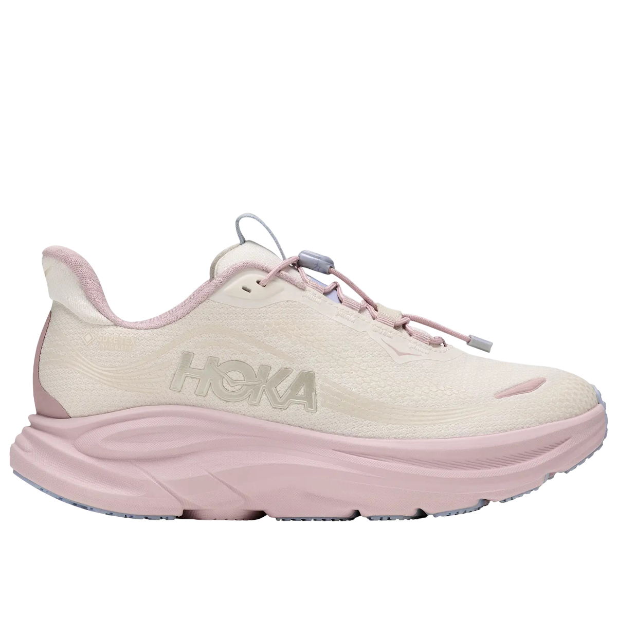 Pantofi alergare dama Hoka Clifton 11 GTX GLM-Bej/Roz-36