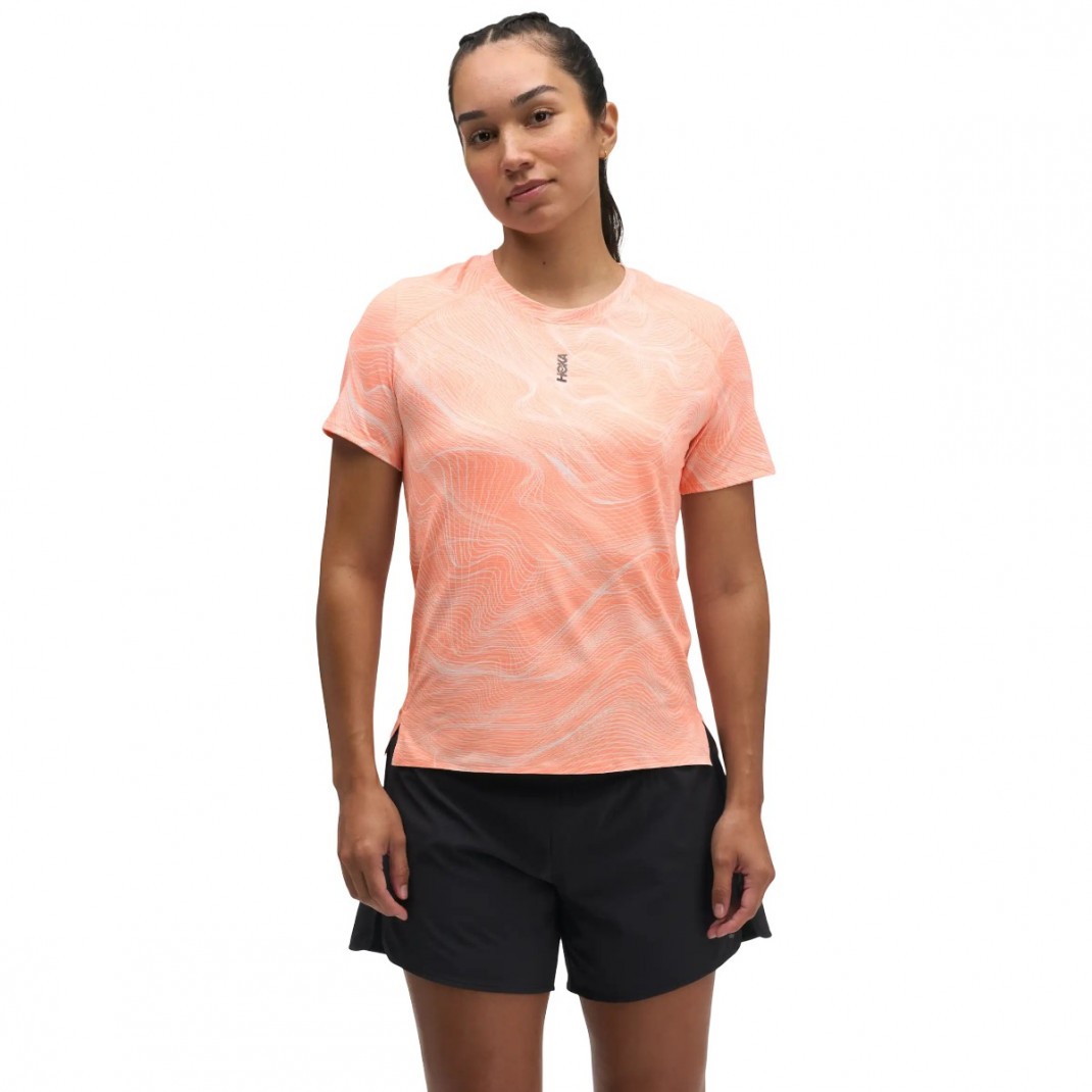 Tricou alergare dama Hoka EveryRun Short Sleeve CLF