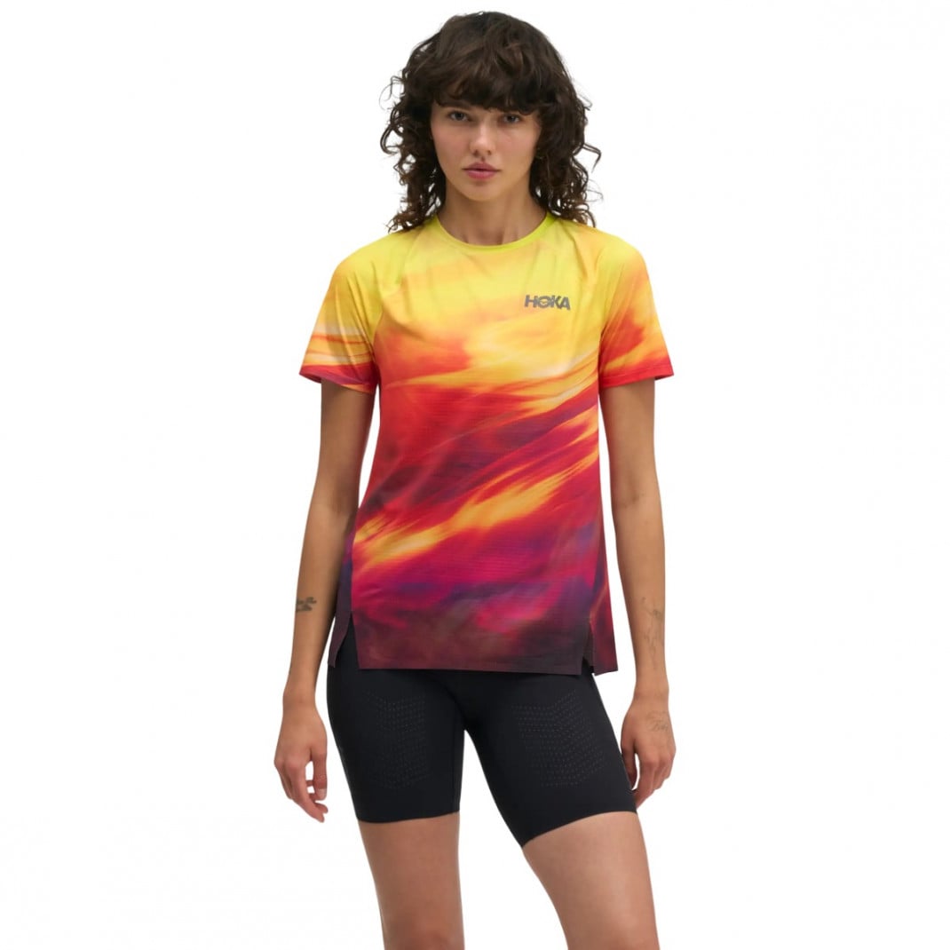 Tricou alergare dama Hoka Race Day Short Sleeve TR