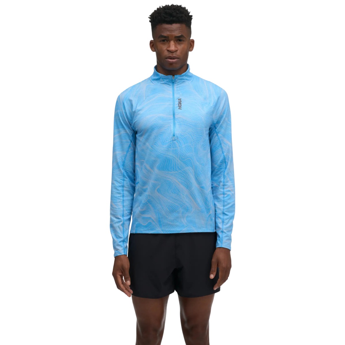 Bluza alergare barbati Hoka SkyForm HZ