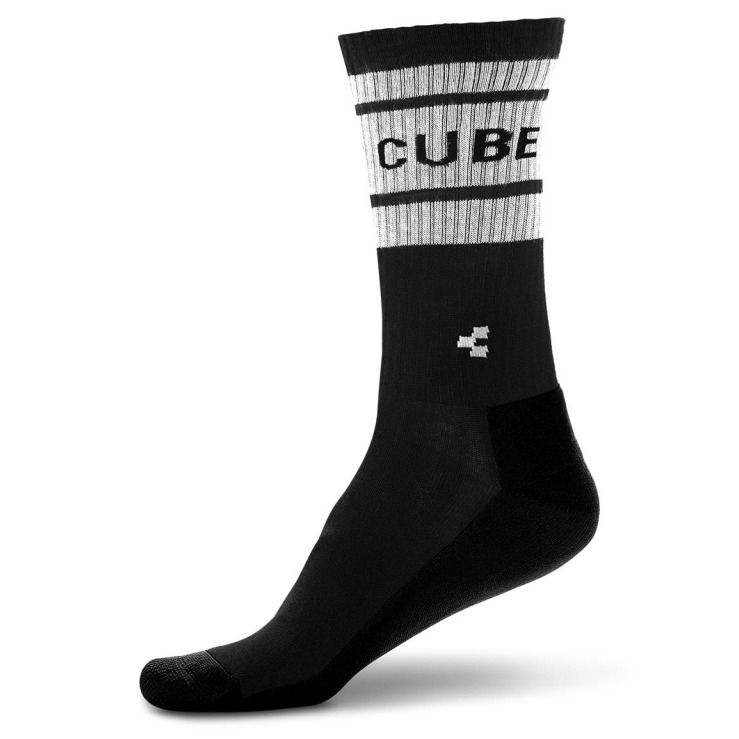 Sosete Cube Socks After Race High Cut Negru Alb 36-39