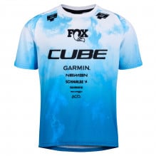 Tricou Cube Mtb Jersey Rookie X Actionteam S/S Blue/White-XXS