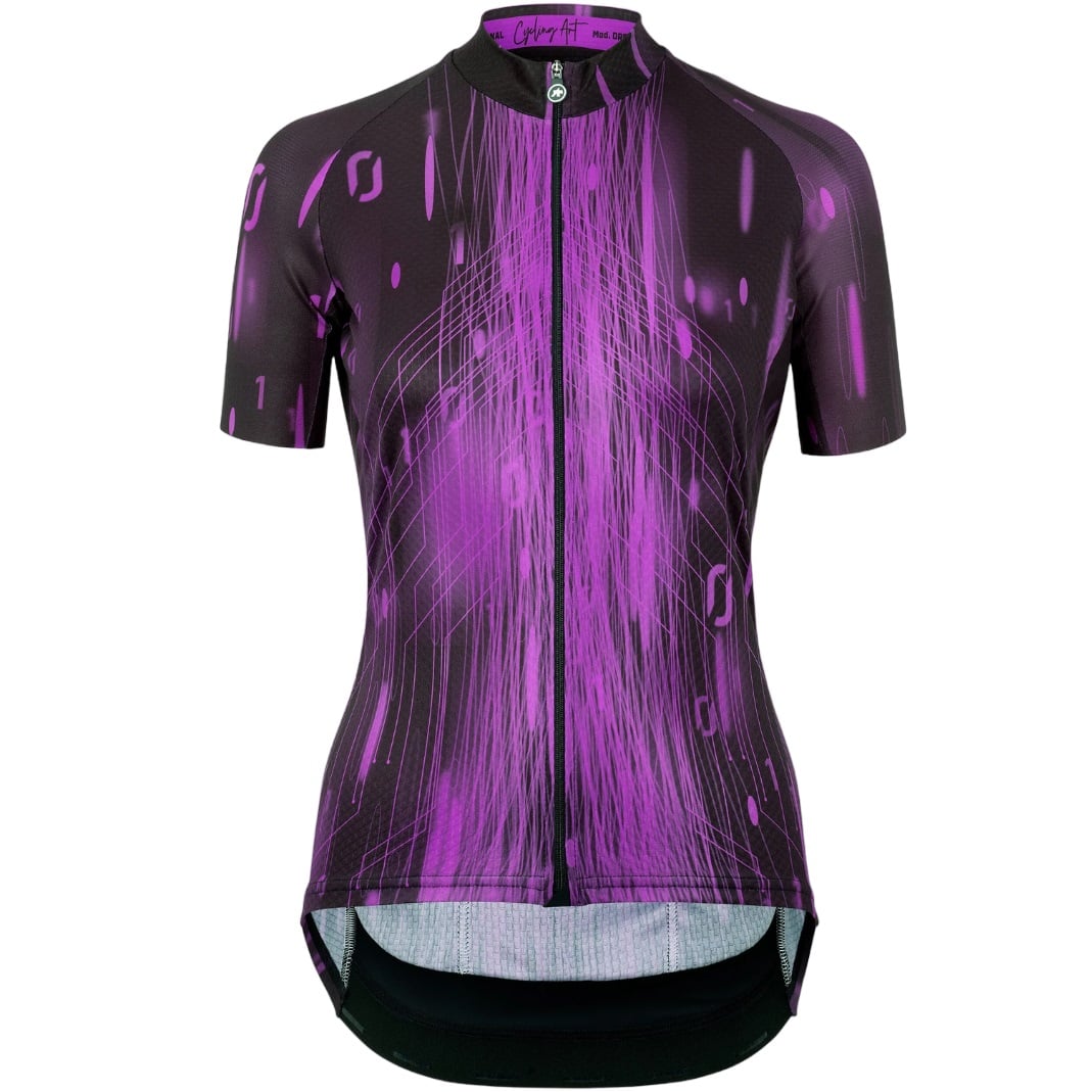 Tricou ciclism dama UMA GT C2 Drop Head-Negru/Violet-M