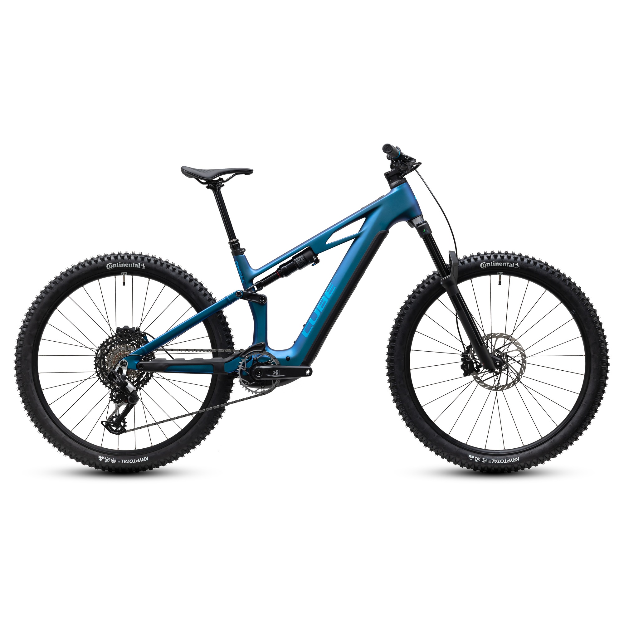 BICICLETA ELECTRICA CUBE STEREO HYBRID ONE44 HPC EXC 800 29"-Albastru-M