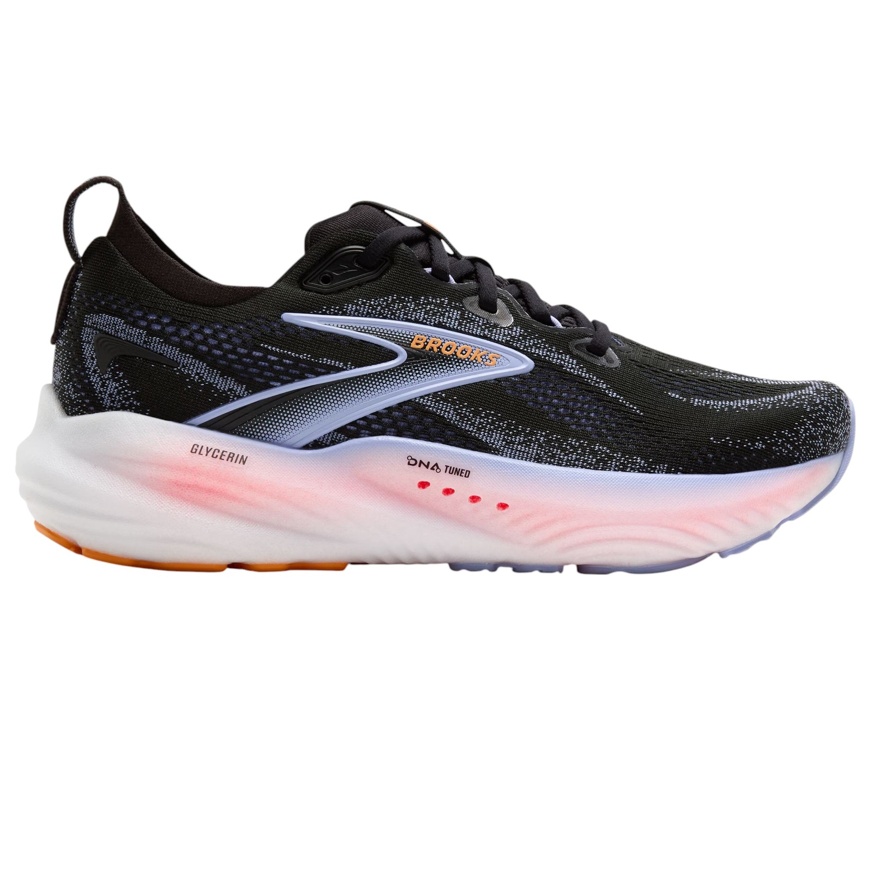 Pantofi alergare dama Brooks Glycerin 22 FW 2025-Negru/Mov-37 1/2