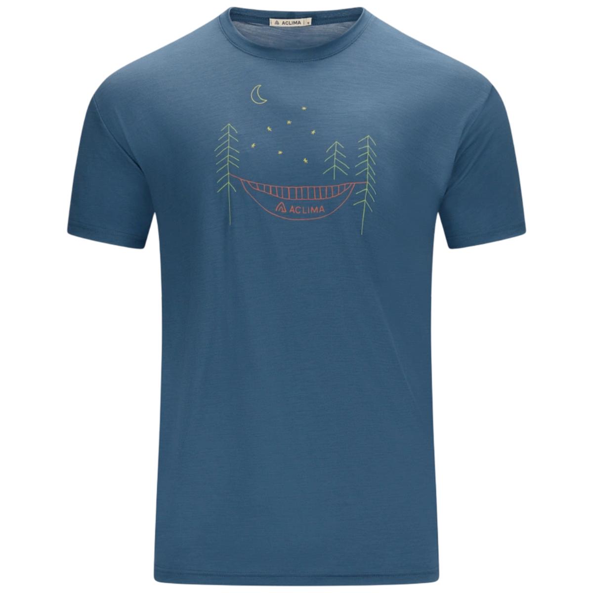 Tricou merino barbati Aclima LightWool 140 Classic Forest