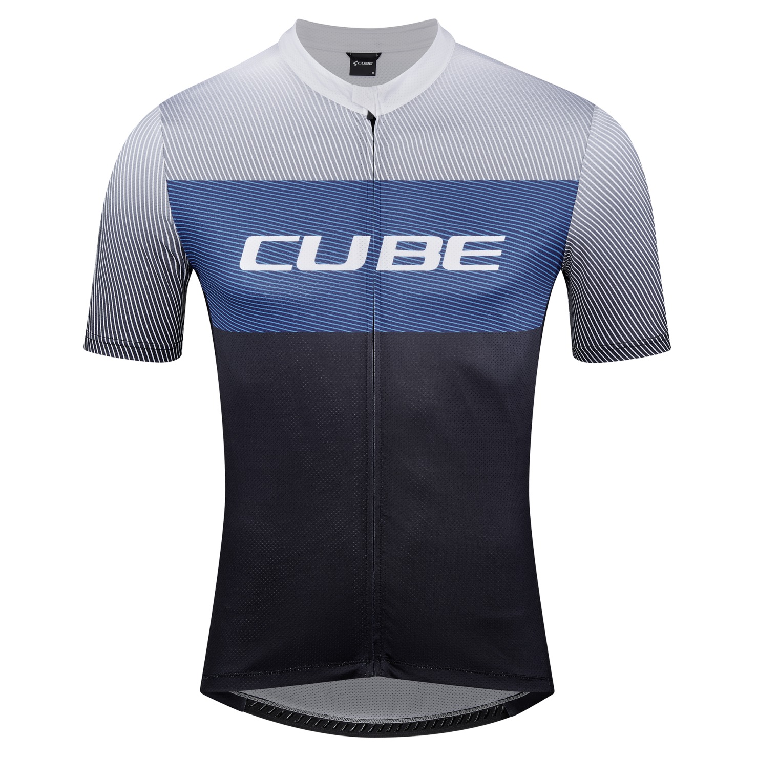 Tricou Cube Teamline Cmpt S/S Black/Blue/Grey-XS