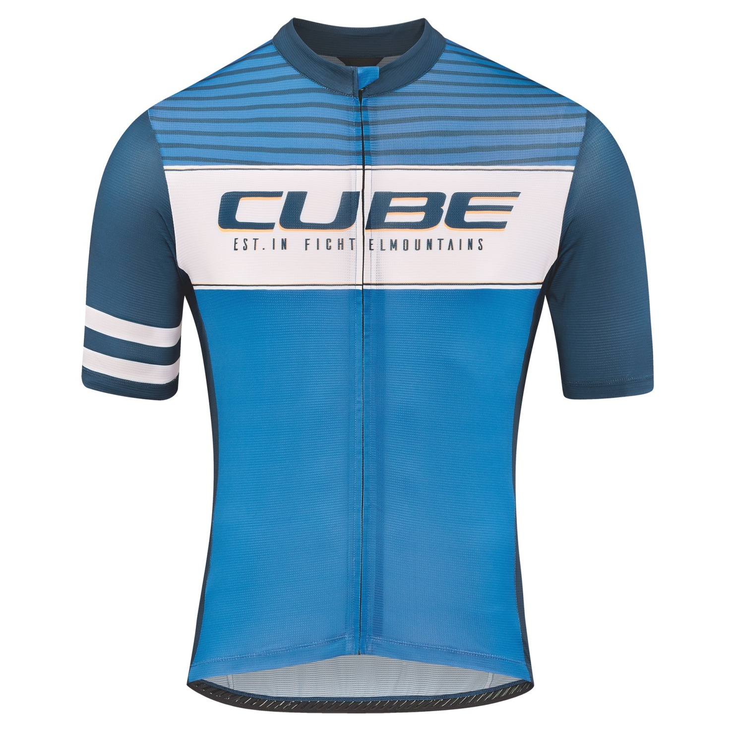 Tricou Cube Blackline Cmpt S/S Blue-XS