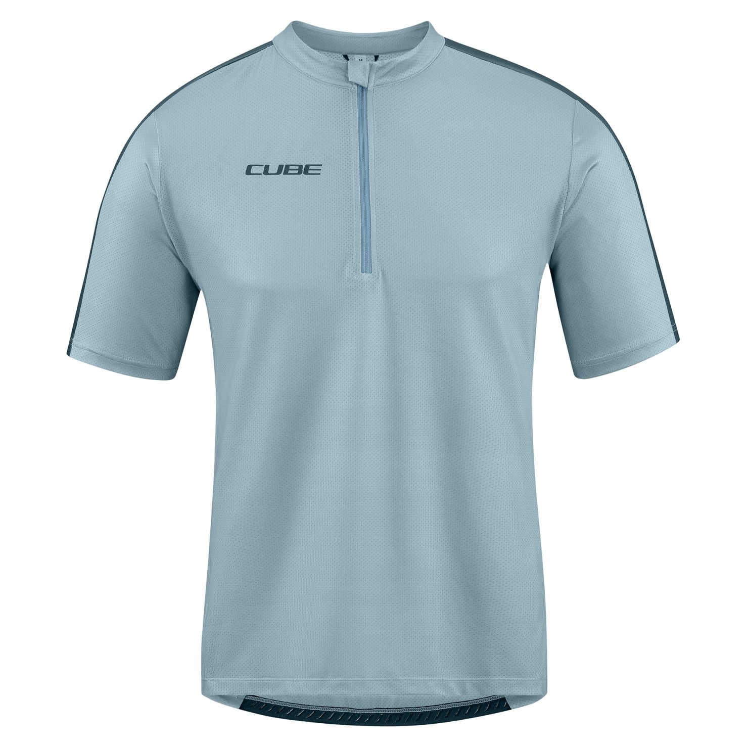 Tricou Cube Atx Half Zip Cmpt S/S Grey-S